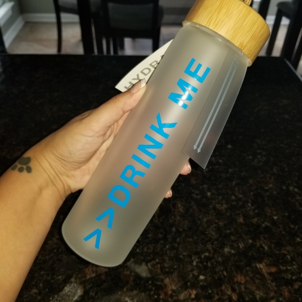 Glass Water Bottle